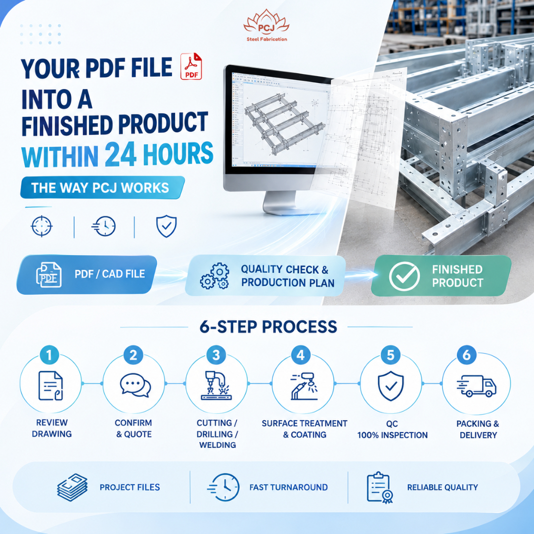 OEM manufacturing process from RFQ to shipping
